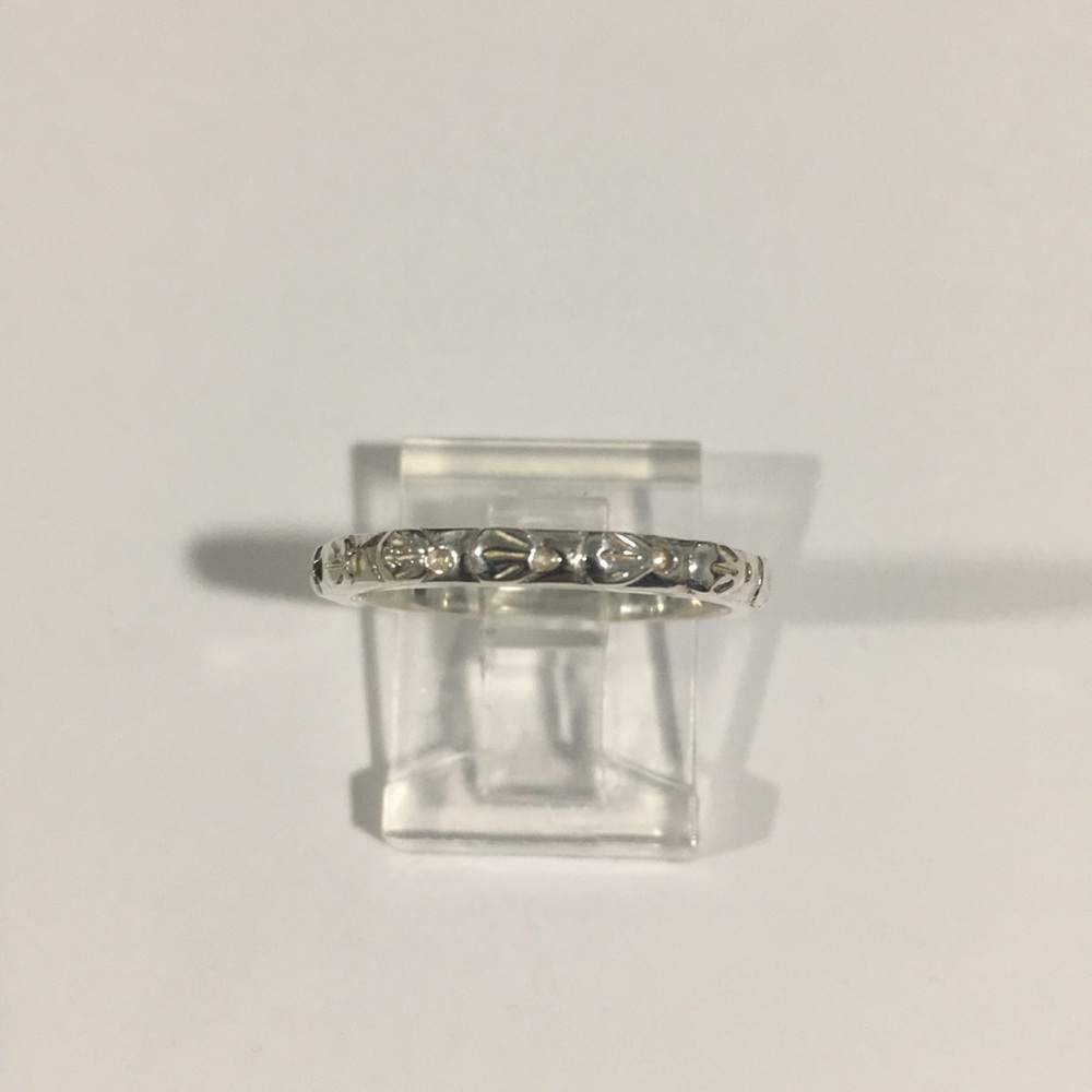 Sterling Silver Wedding 👰 Band 💍 Ring